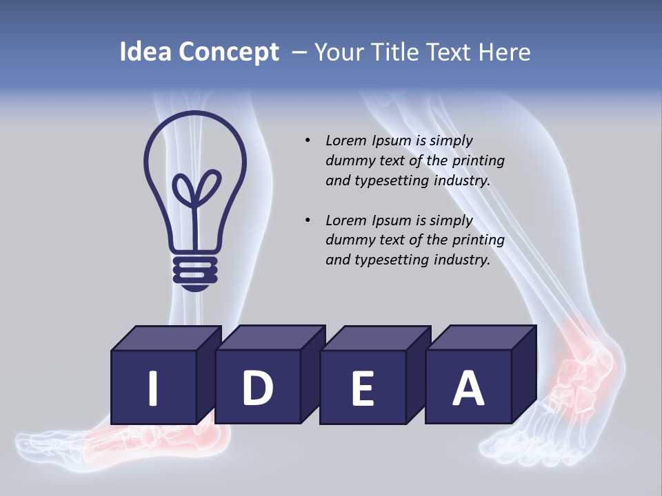 Pain Health Isolated PowerPoint Template