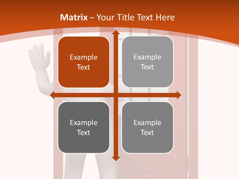 Love Abstract Friendship PowerPoint Template