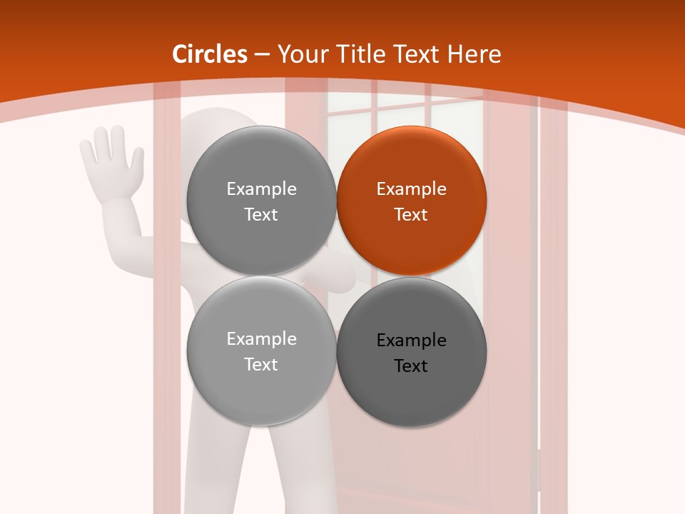 Love Abstract Friendship PowerPoint Template