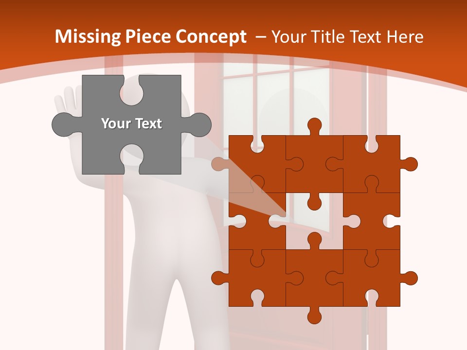 Love Abstract Friendship PowerPoint Template