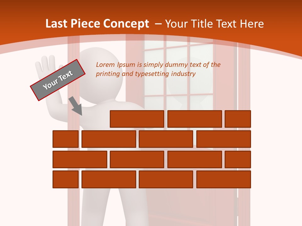 Love Abstract Friendship PowerPoint Template