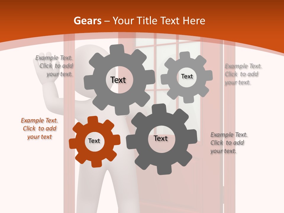 Love Abstract Friendship PowerPoint Template
