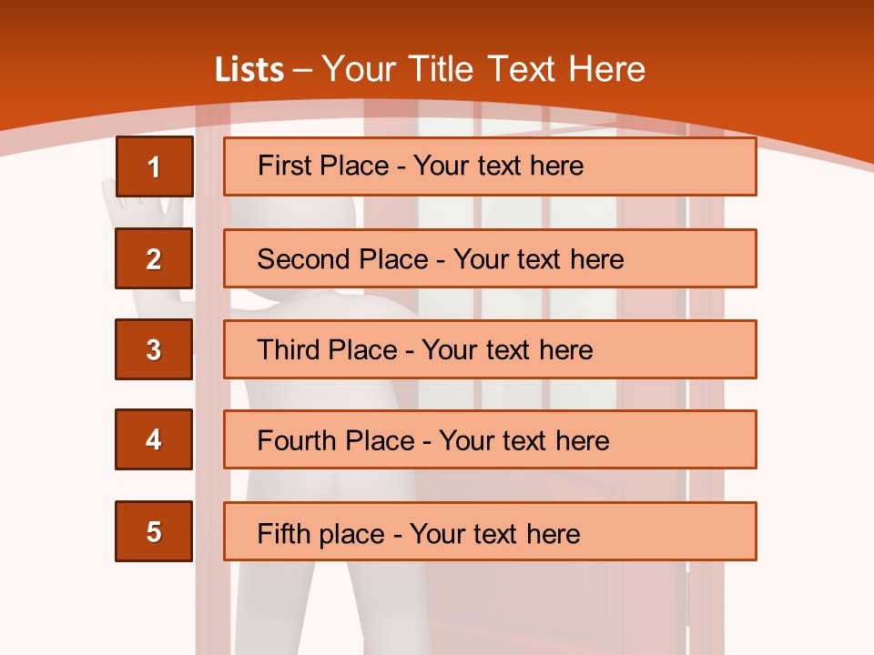 Love Abstract Friendship PowerPoint Template