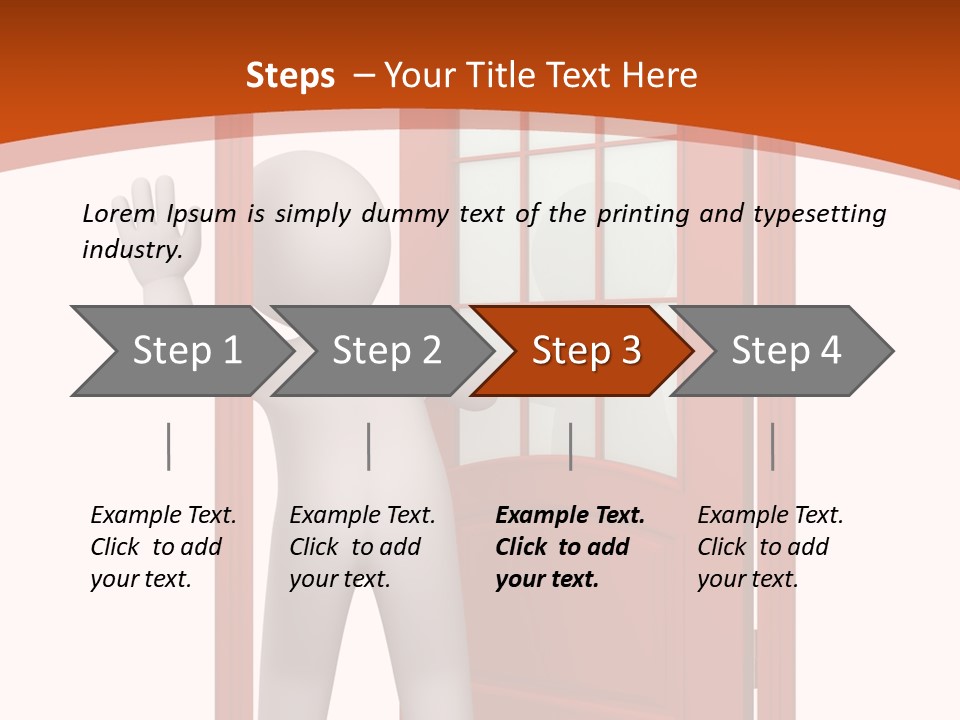 Love Abstract Friendship PowerPoint Template