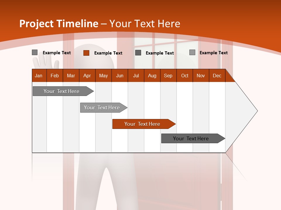 Love Abstract Friendship PowerPoint Template