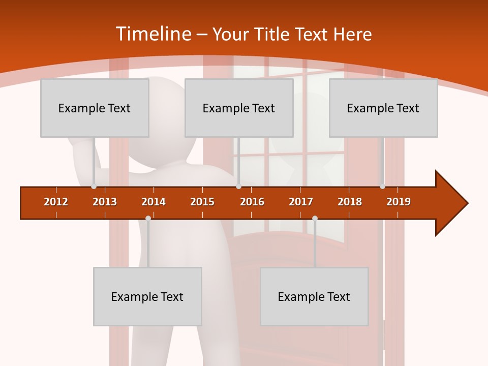 Love Abstract Friendship PowerPoint Template