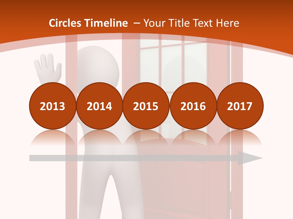 Love Abstract Friendship PowerPoint Template