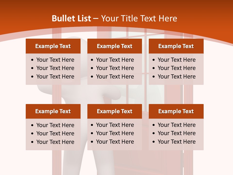 Love Abstract Friendship PowerPoint Template