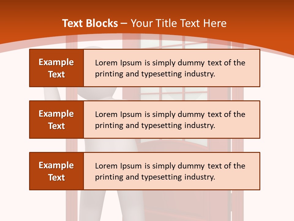 Love Abstract Friendship PowerPoint Template