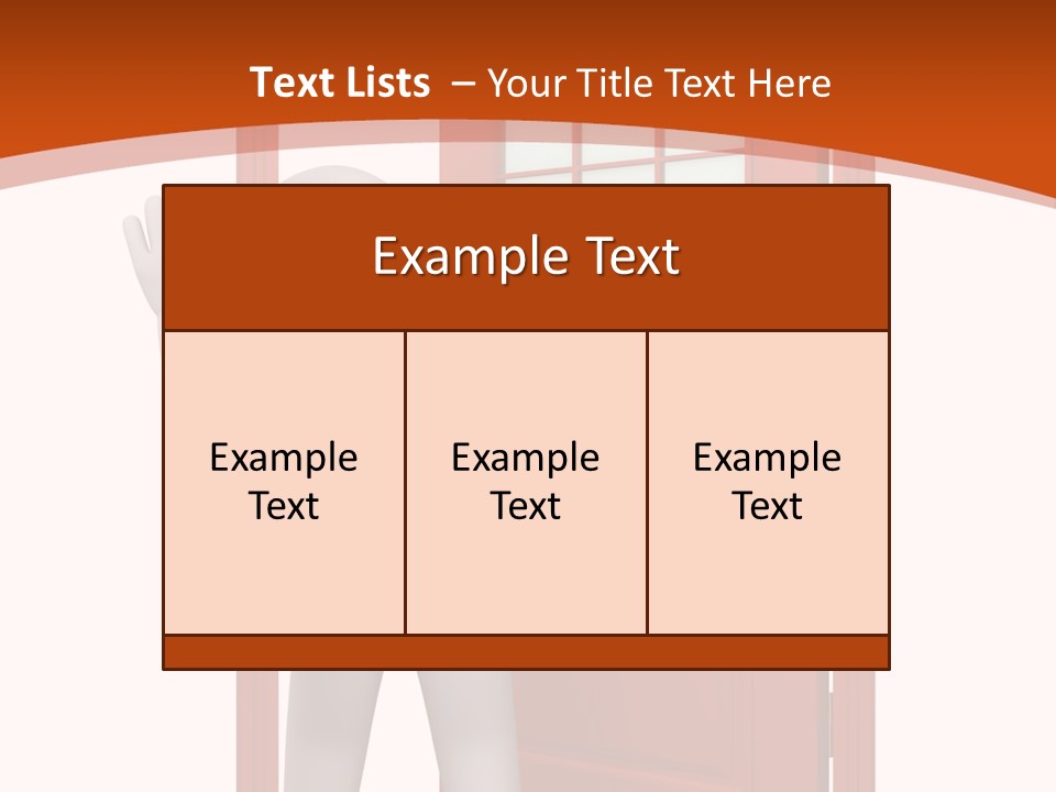 Love Abstract Friendship PowerPoint Template