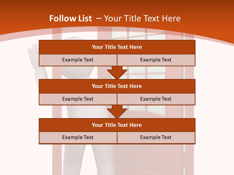 Love Abstract Friendship PowerPoint Template
