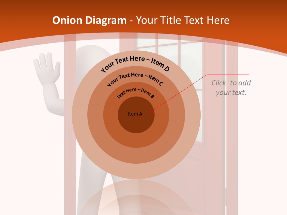 Love Abstract Friendship PowerPoint Template