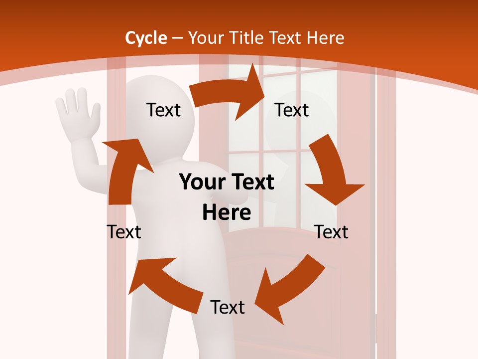Love Abstract Friendship PowerPoint Template