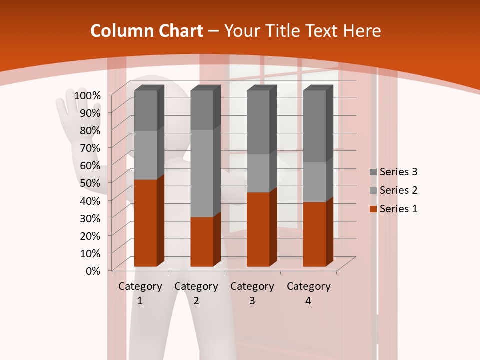 Love Abstract Friendship PowerPoint Template
