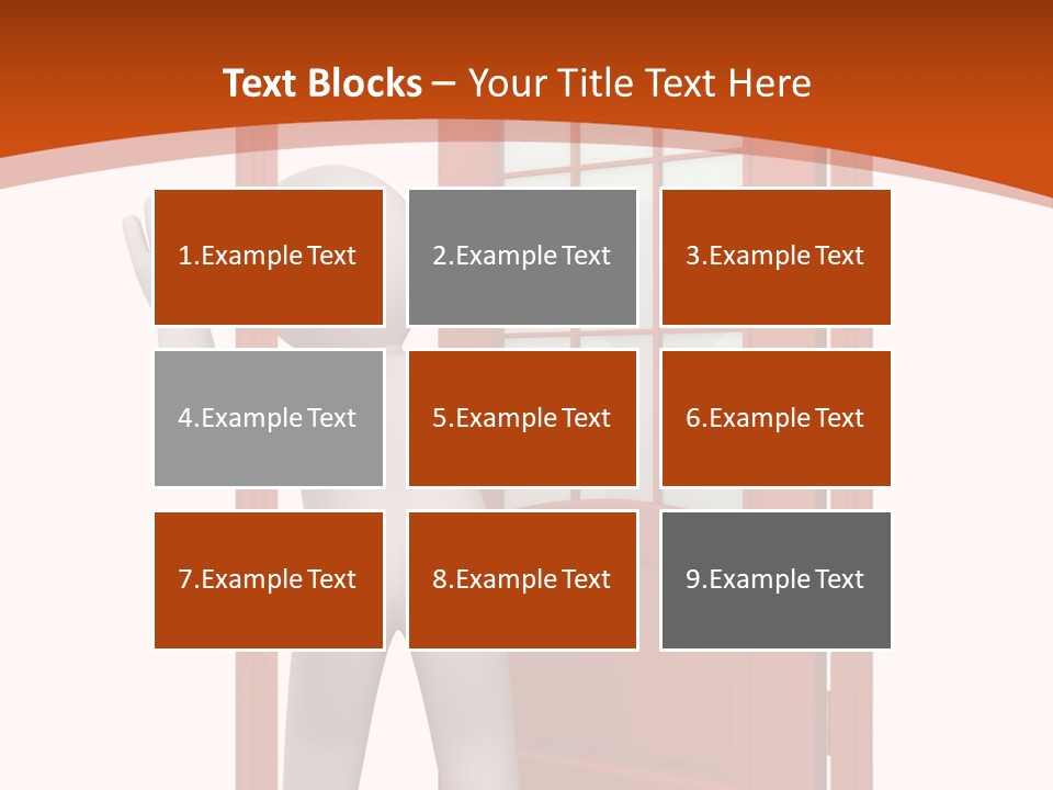 Love Abstract Friendship PowerPoint Template