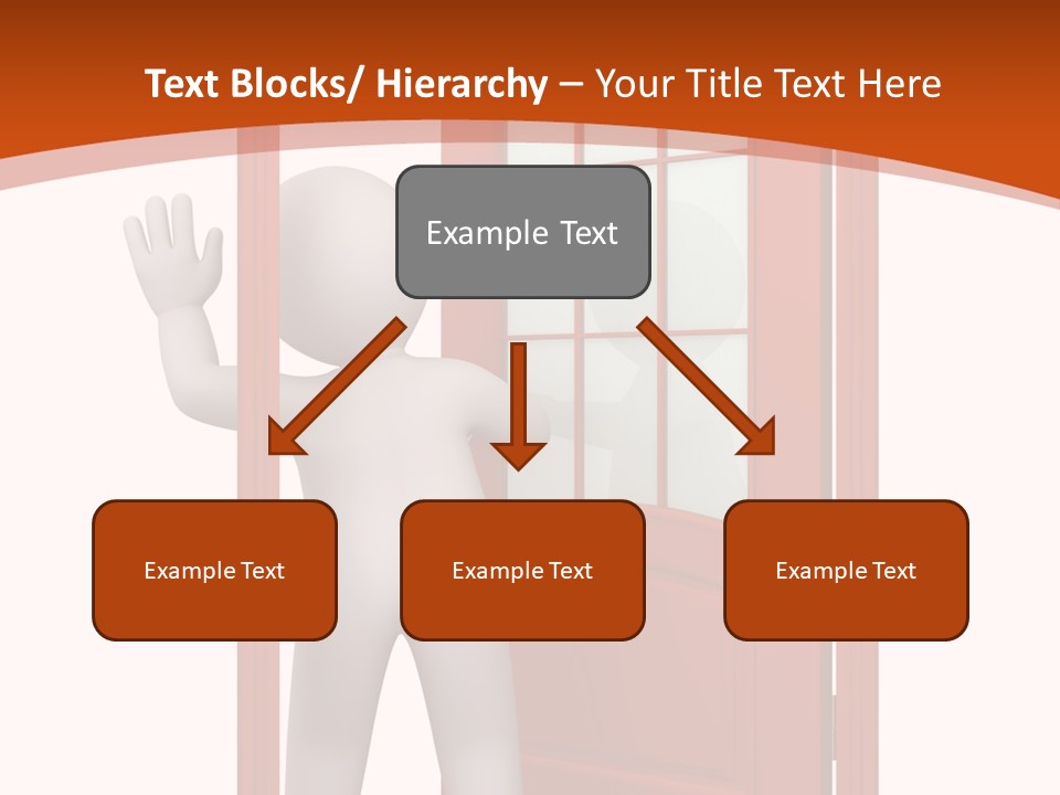 Love Abstract Friendship PowerPoint Template
