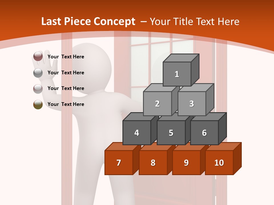 Love Abstract Friendship PowerPoint Template