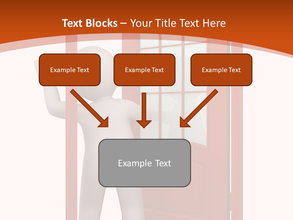 Love Abstract Friendship PowerPoint Template