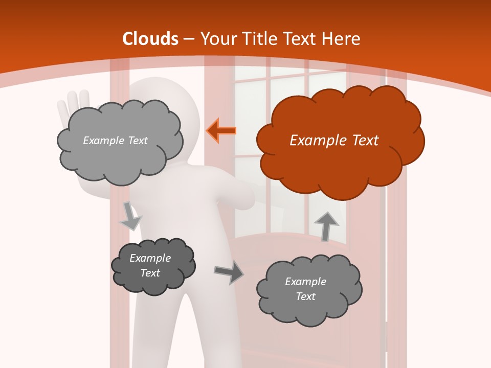 Love Abstract Friendship PowerPoint Template