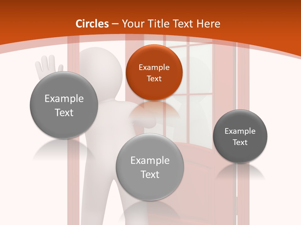 Love Abstract Friendship PowerPoint Template