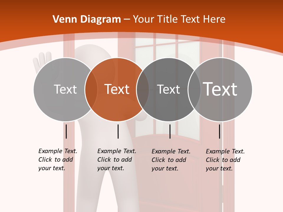 Love Abstract Friendship PowerPoint Template
