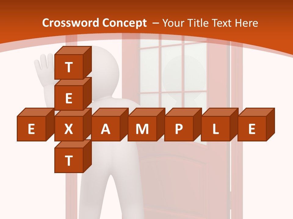 Love Abstract Friendship PowerPoint Template