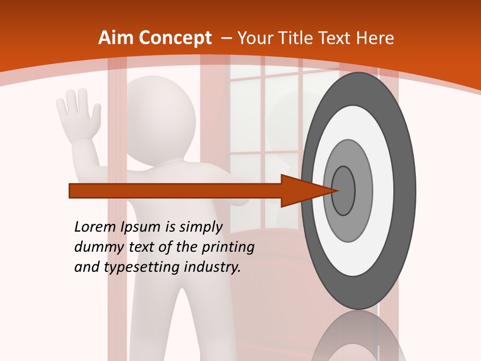 Love Abstract Friendship PowerPoint Template