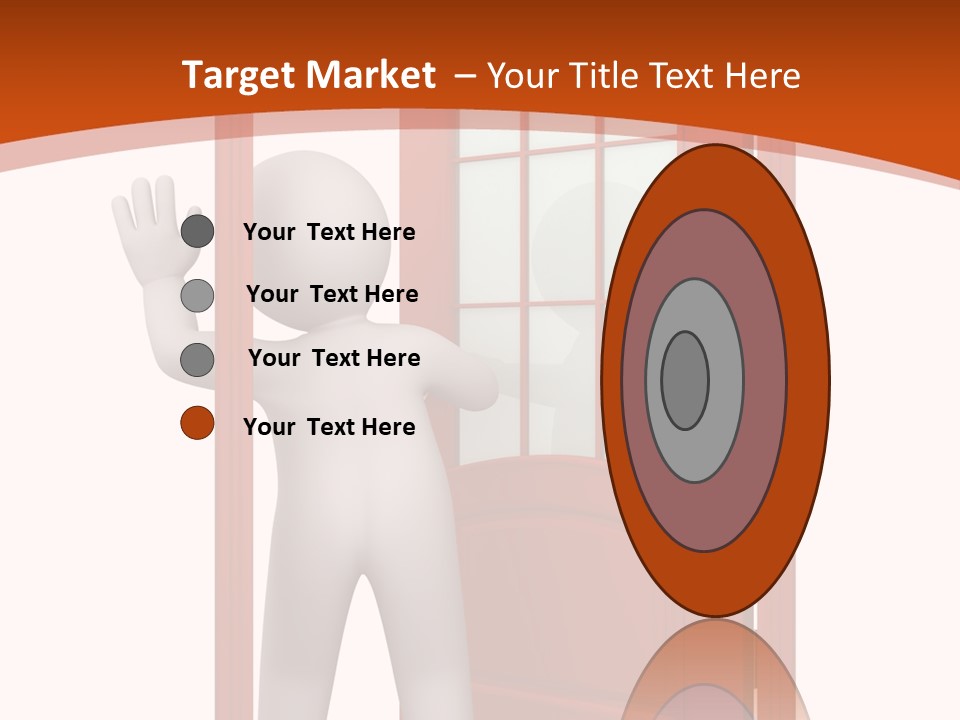 Love Abstract Friendship PowerPoint Template