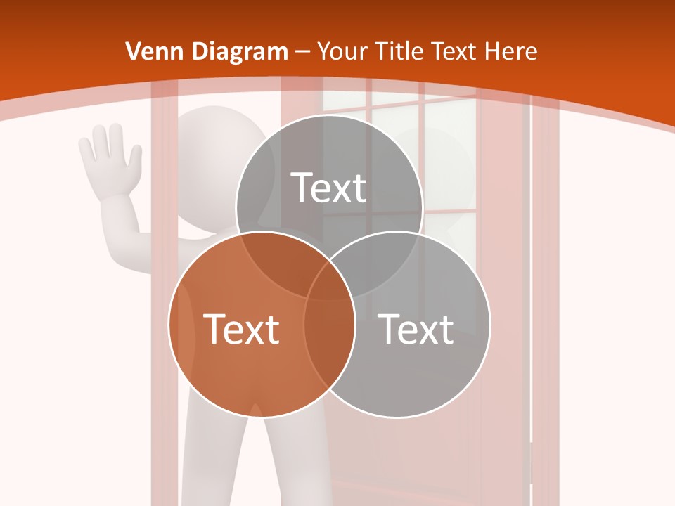 Love Abstract Friendship PowerPoint Template