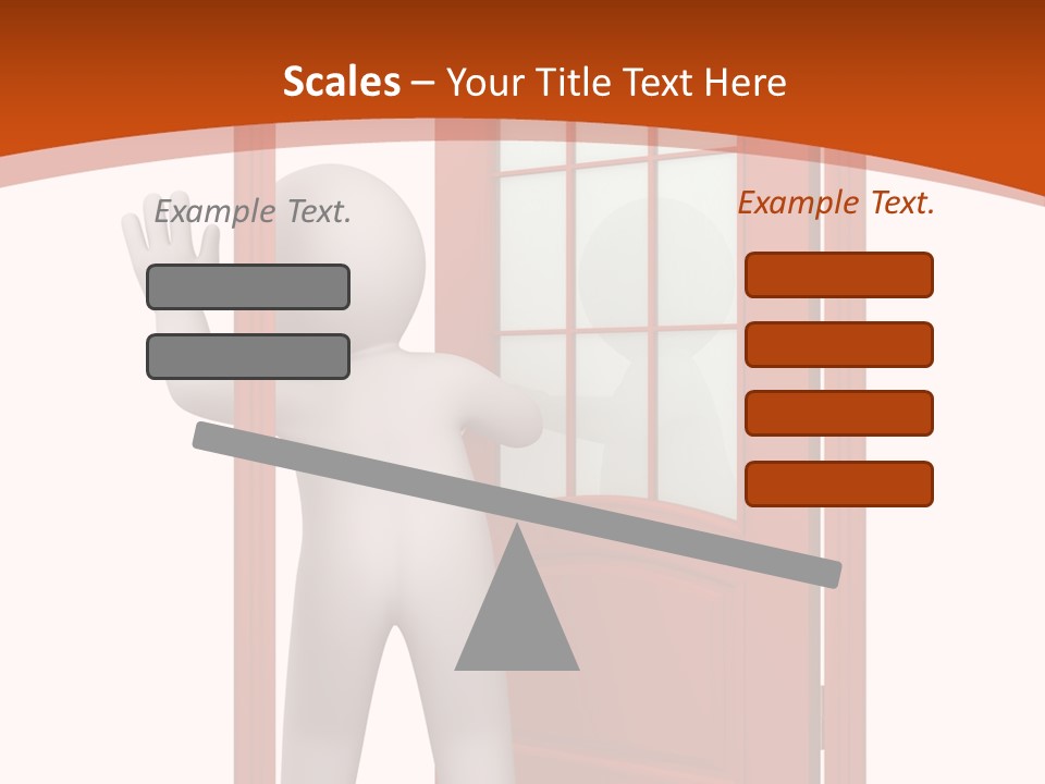 Love Abstract Friendship PowerPoint Template