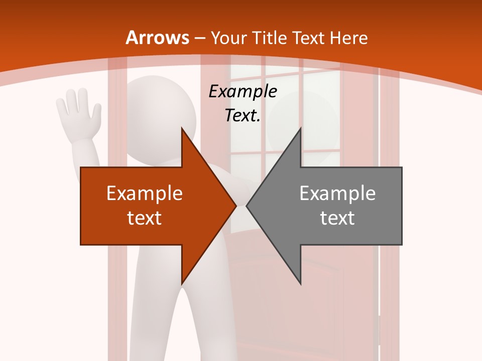 Love Abstract Friendship PowerPoint Template