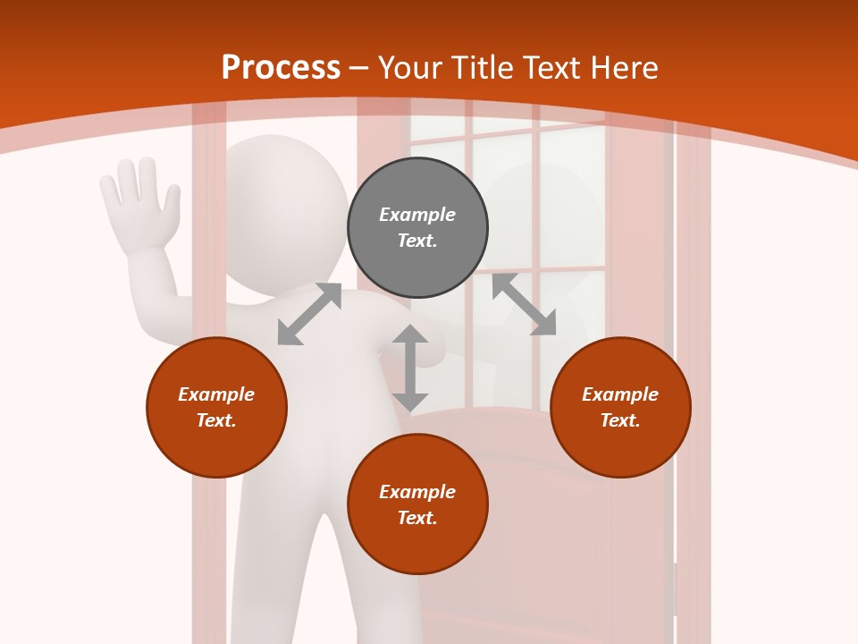 Love Abstract Friendship PowerPoint Template