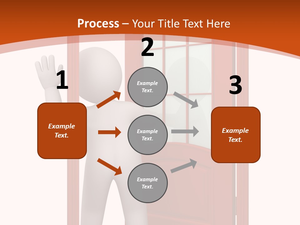 Love Abstract Friendship PowerPoint Template