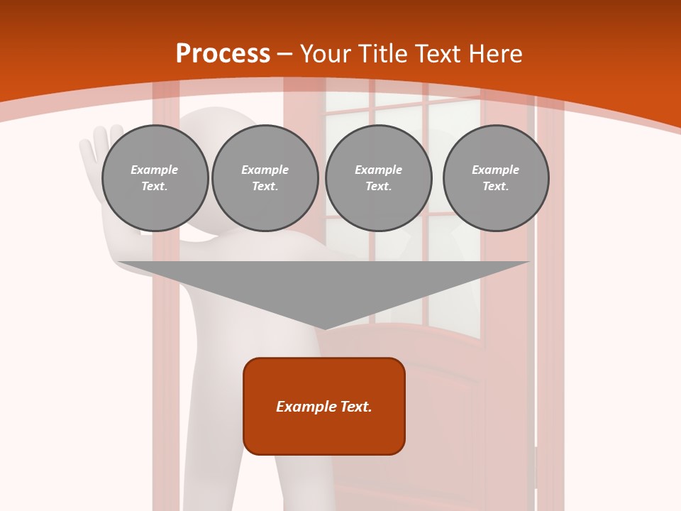 Love Abstract Friendship PowerPoint Template