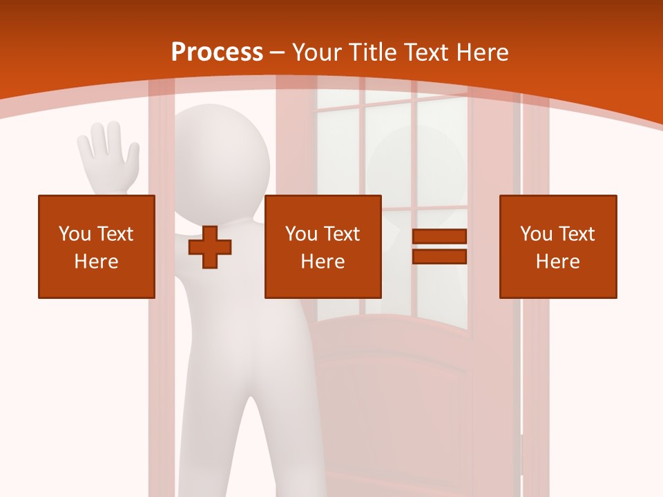 Love Abstract Friendship PowerPoint Template