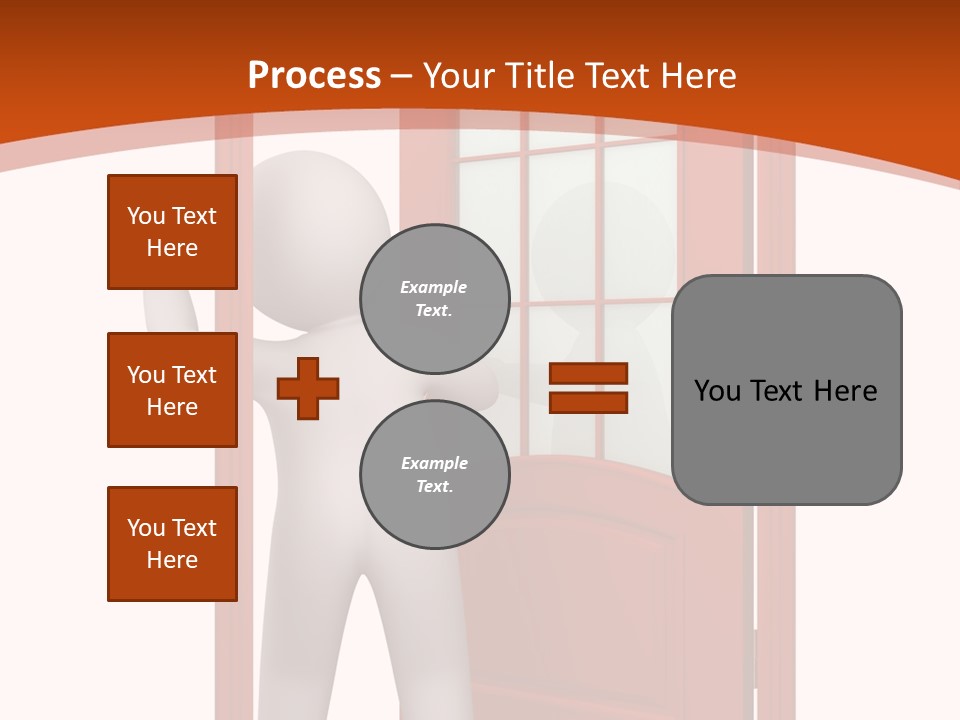 Love Abstract Friendship PowerPoint Template
