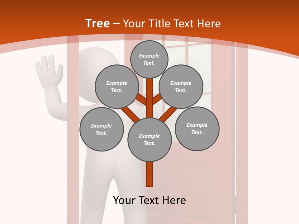 Love Abstract Friendship PowerPoint Template