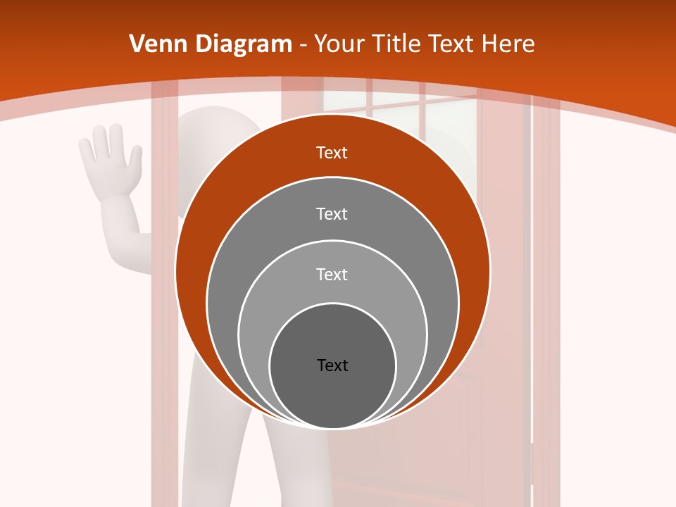 Love Abstract Friendship PowerPoint Template