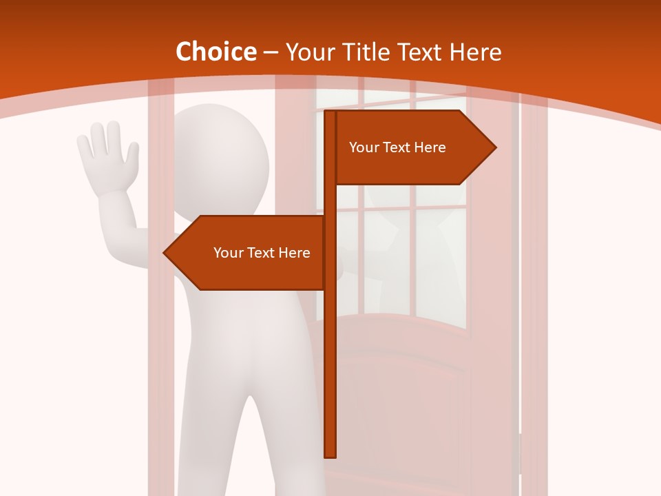 Love Abstract Friendship PowerPoint Template