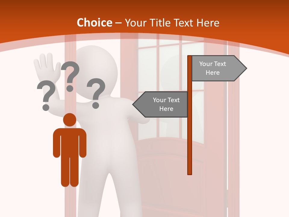 Love Abstract Friendship PowerPoint Template