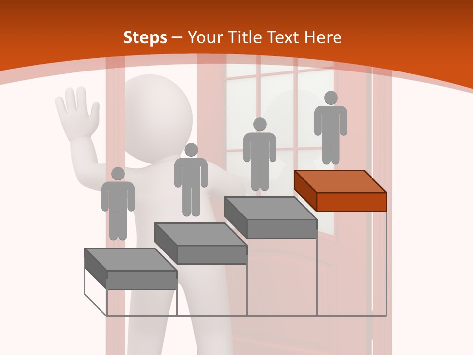 Love Abstract Friendship PowerPoint Template