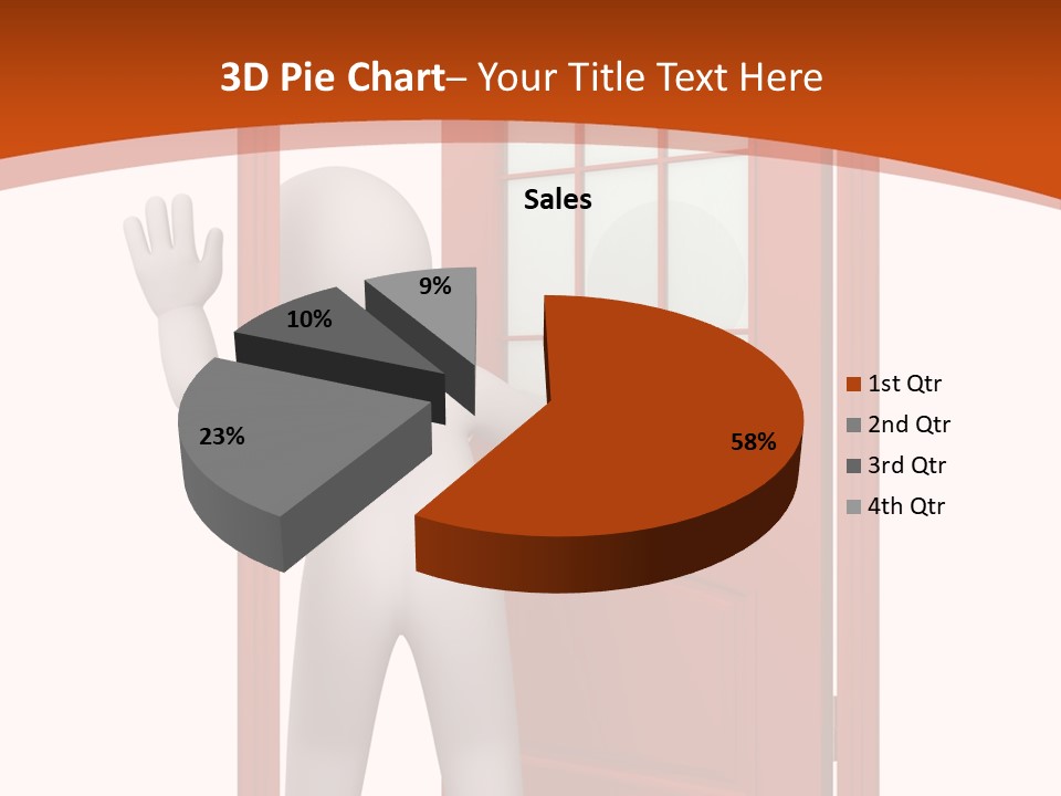 Love Abstract Friendship PowerPoint Template