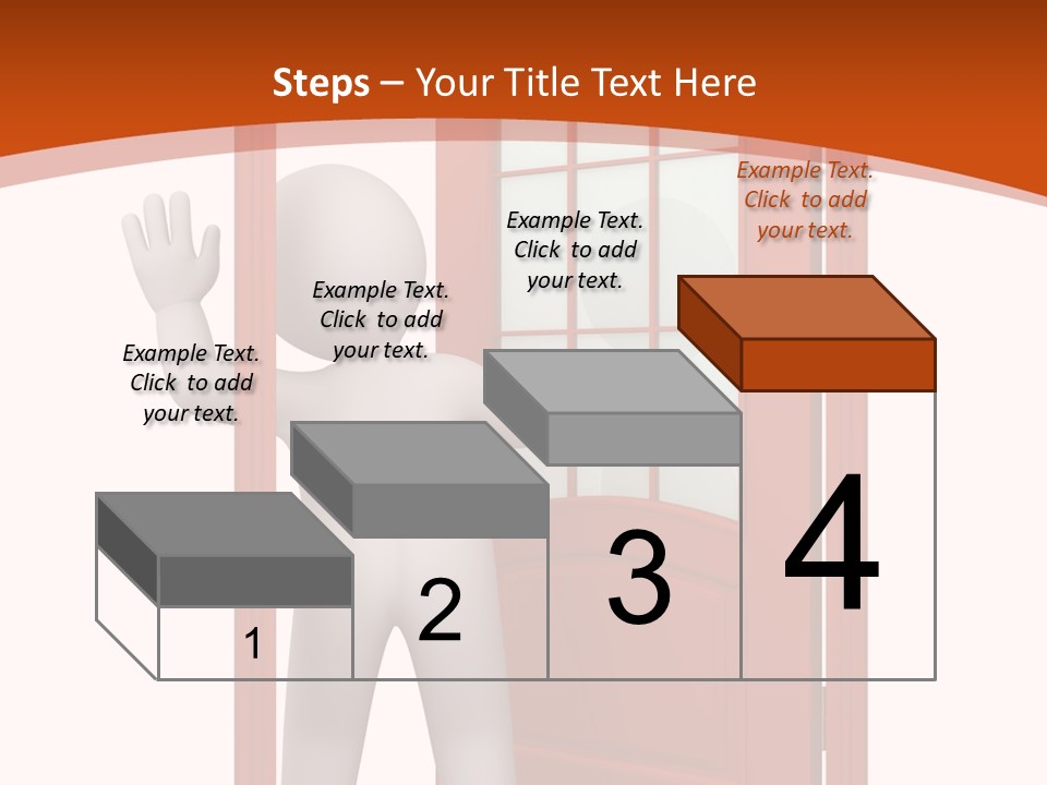 Love Abstract Friendship PowerPoint Template