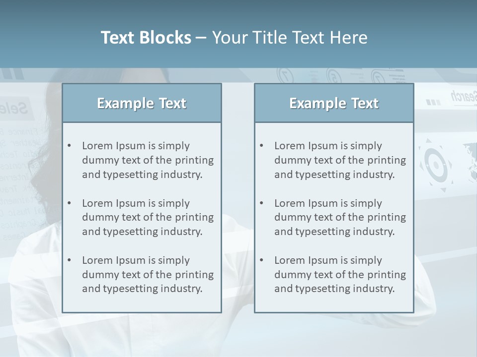 Clever Calendar Lady PowerPoint Template