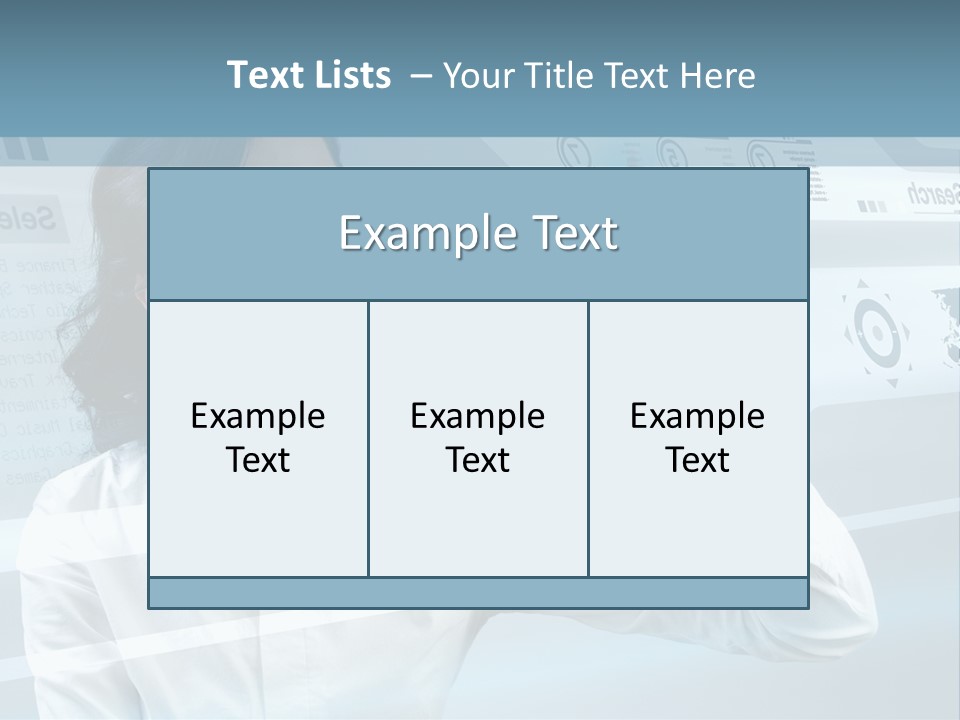 Clever Calendar Lady PowerPoint Template