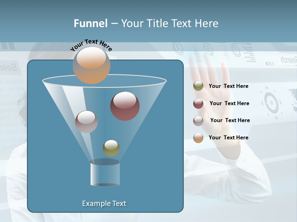 Clever Calendar Lady PowerPoint Template