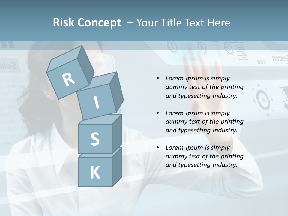 Clever Calendar Lady PowerPoint Template