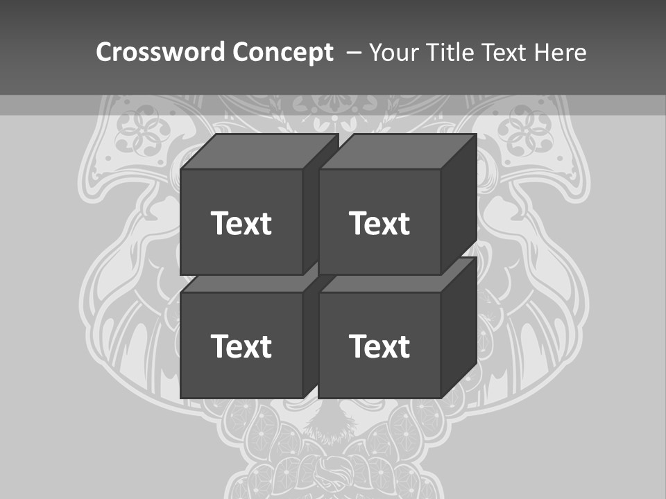 China Head Illustration PowerPoint Template