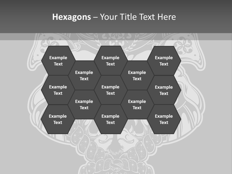 China Head Illustration PowerPoint Template