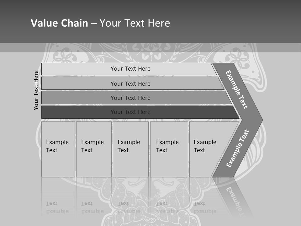 China Head Illustration PowerPoint Template
